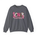CNA Crewneck Sweatshirt – Cute Pink Certified Nursing Assistant Design