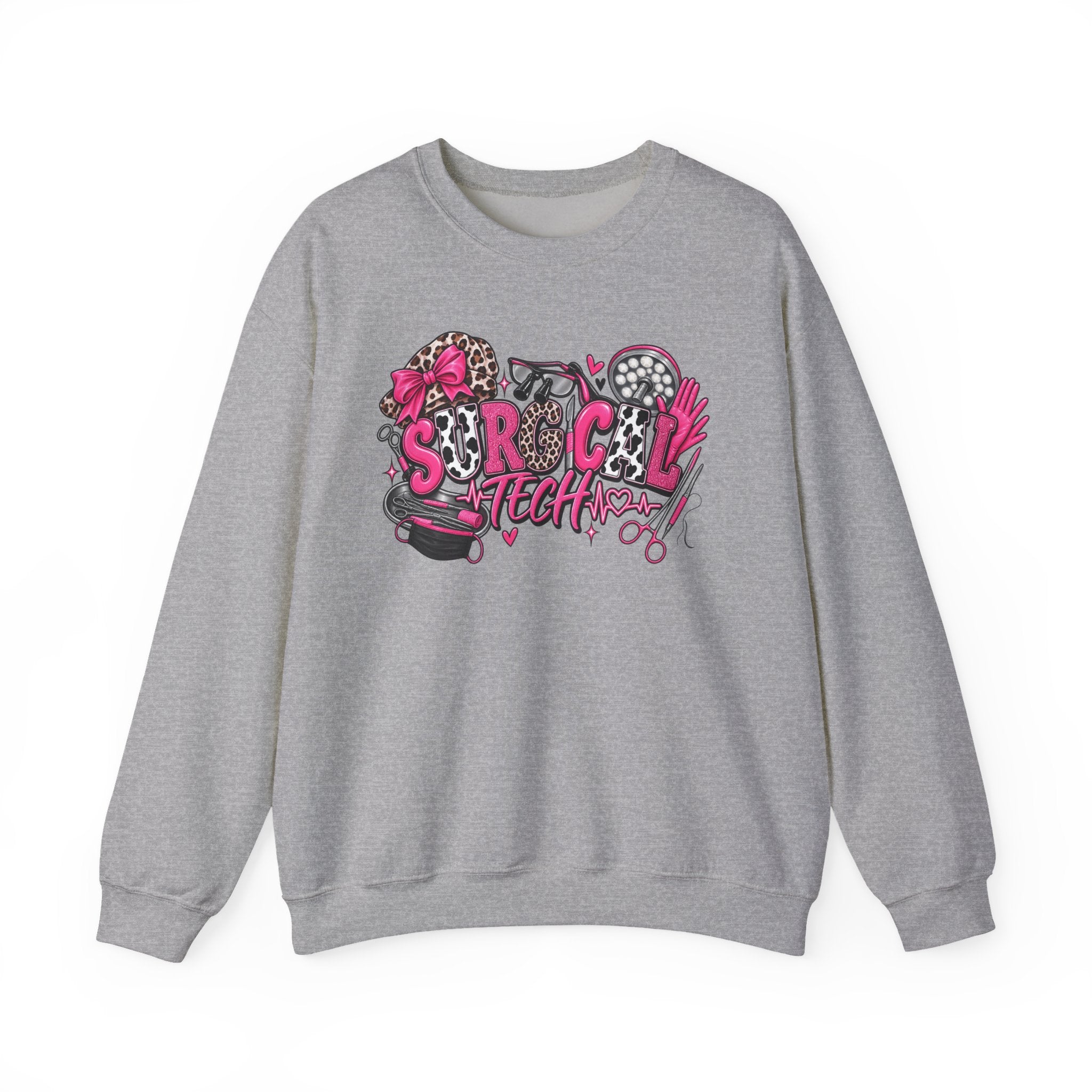 Cheetah Surgical tech Crewneck Sweatshirt —
