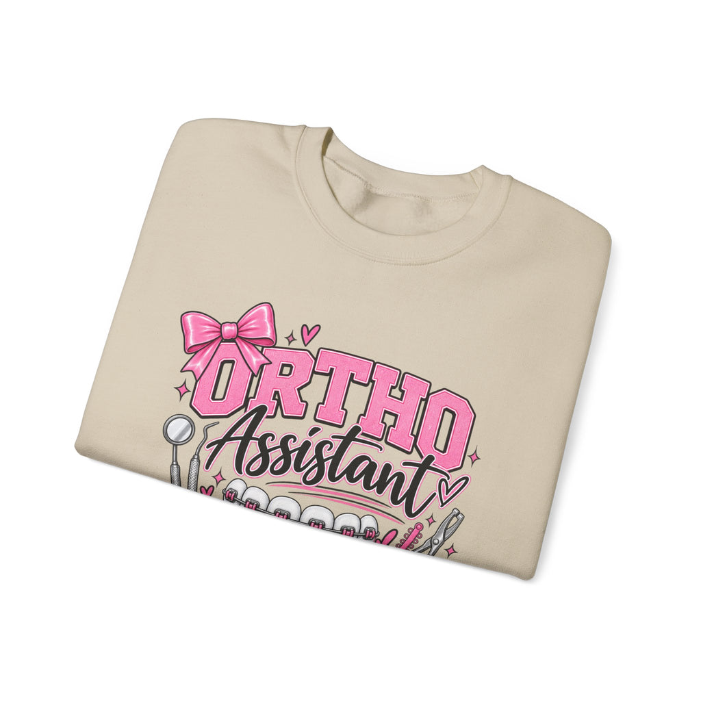 Ortho Assistant Sweatshirt — "Tightening Wires, Changing Lives" Crewneck for Orthodontic Assistants