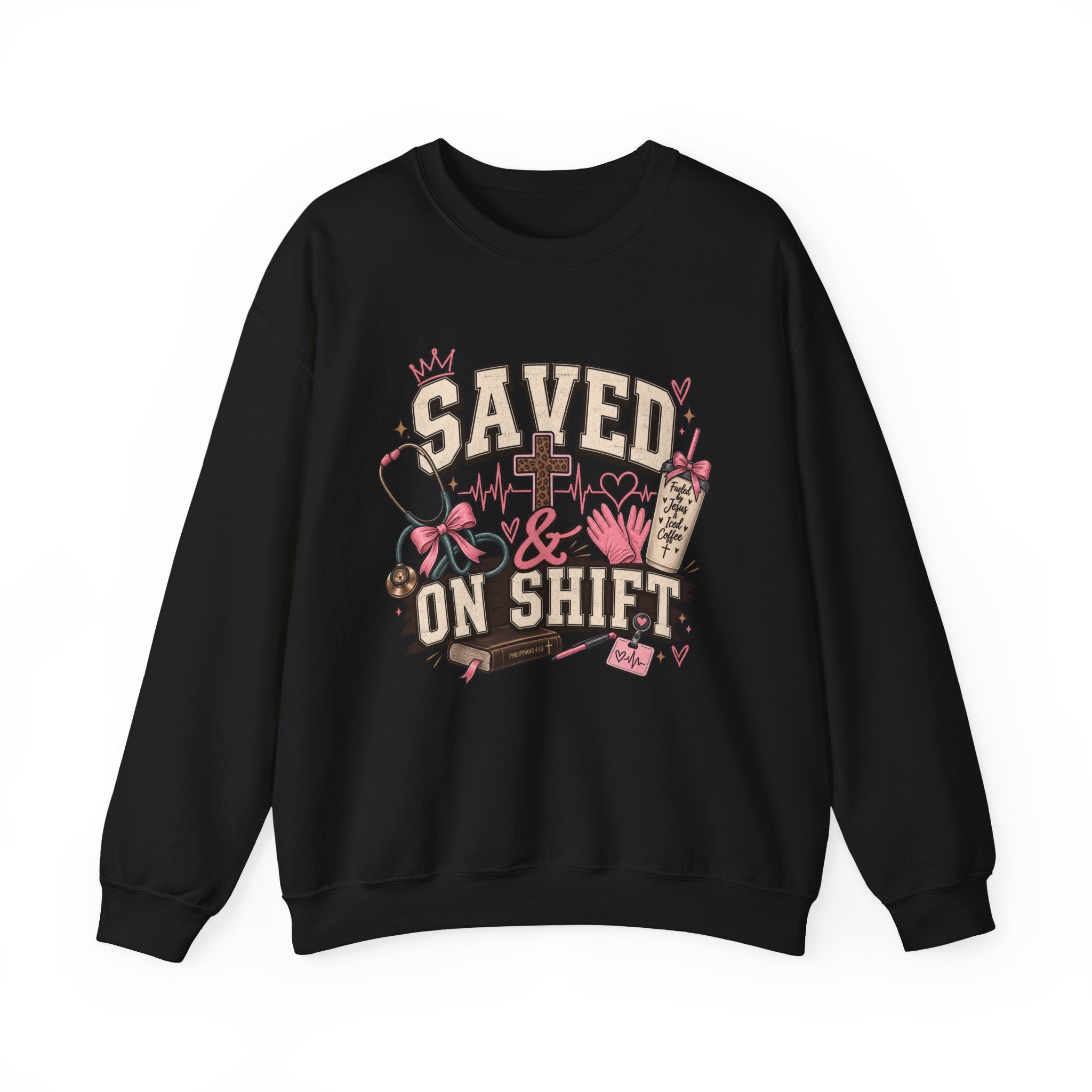 Saved & On Shift Crewneck Sweatshirt