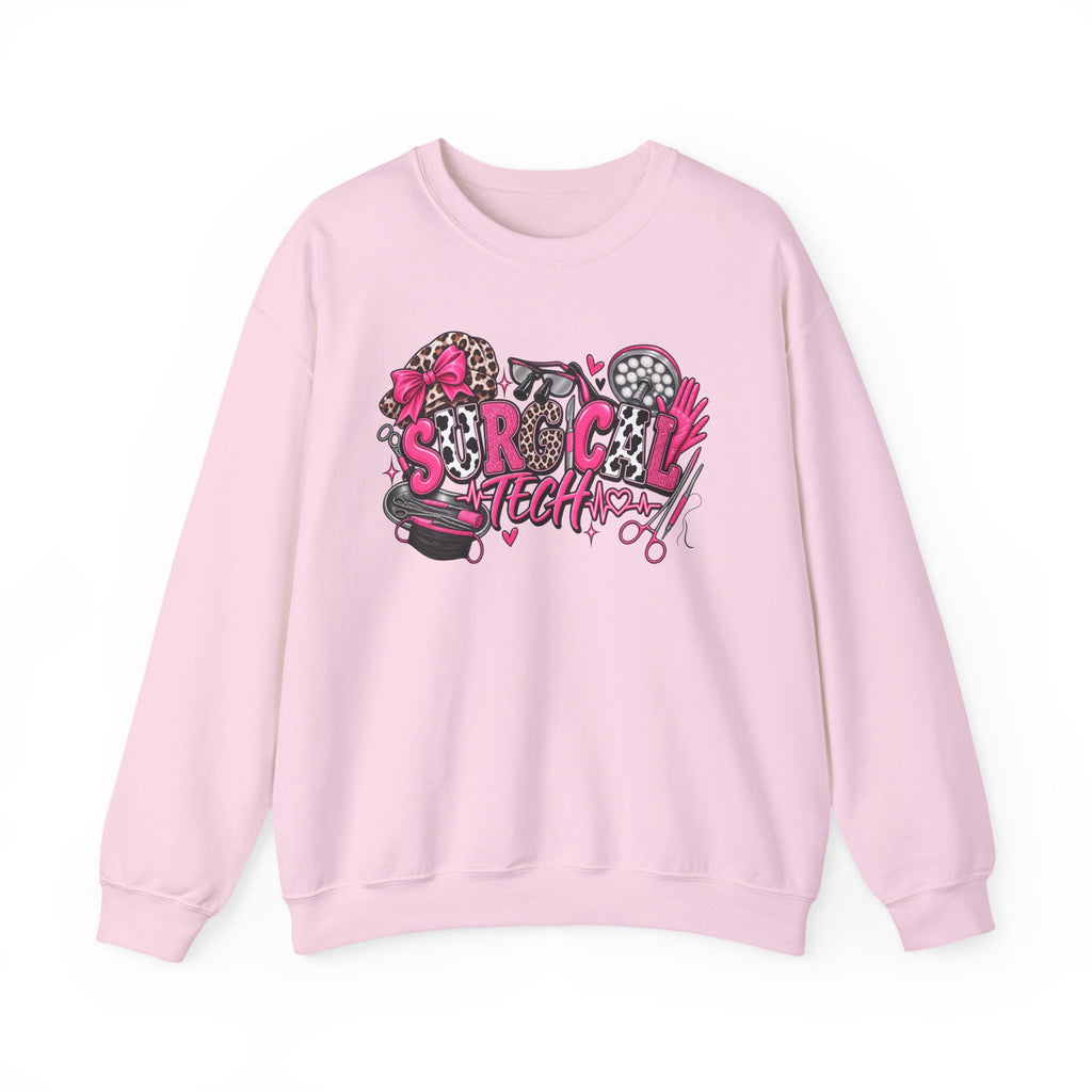 Cheetah Surgical tech Crewneck Sweatshirt —