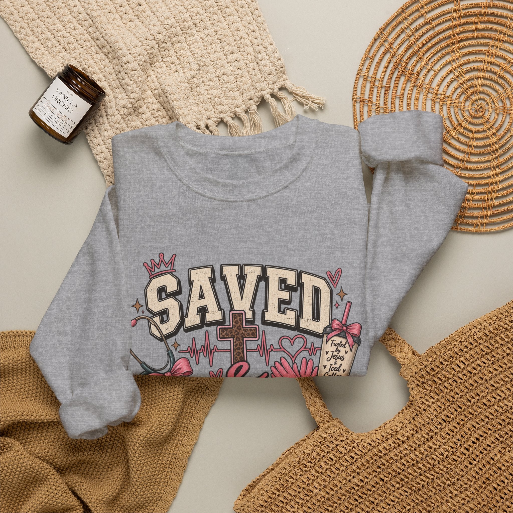 Saved & On Shift Crewneck Sweatshirt
