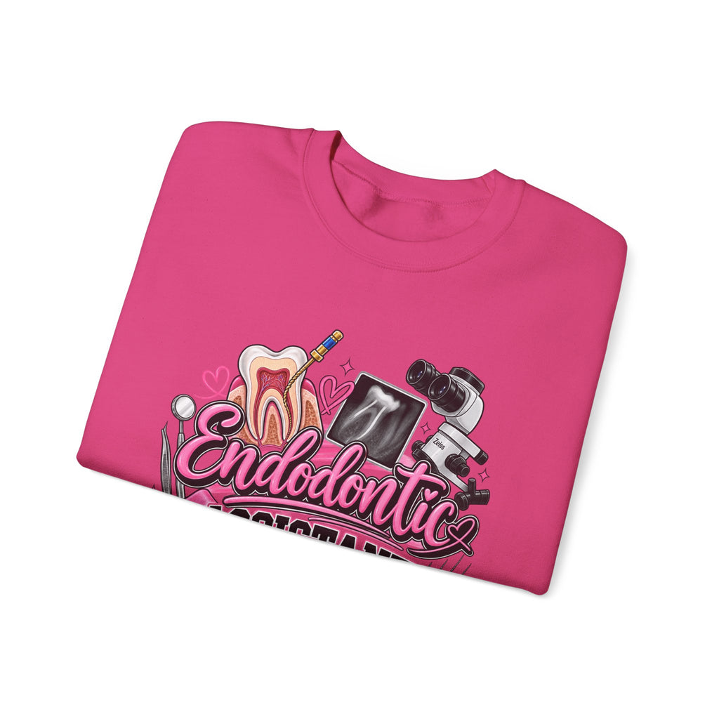 Endodontic Assistant Sweatshirt – Dental Team Crewneck, Cute Dental Tools Design
