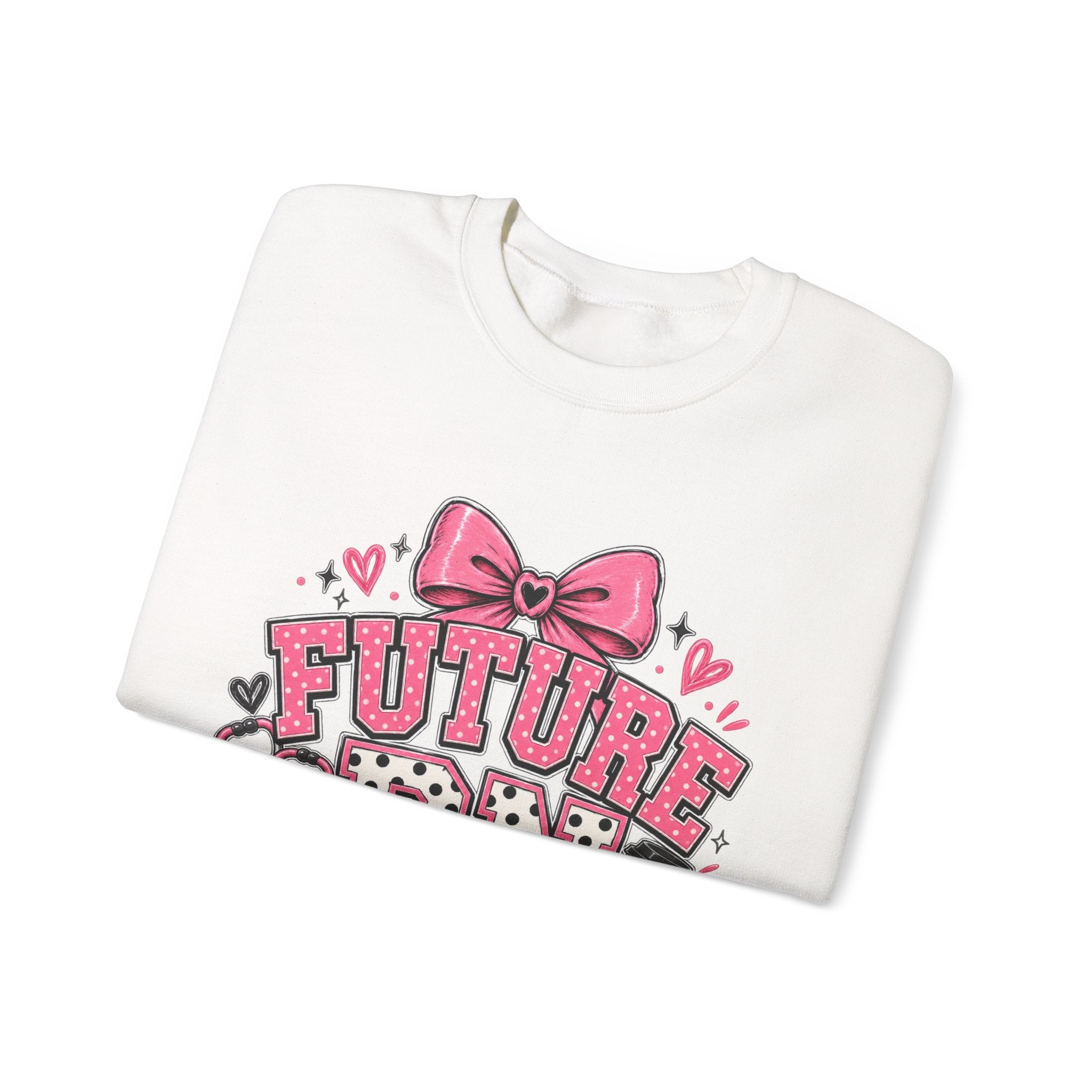 Future RN Sweatshirt — Cute Pink Nursing Student Crewneck