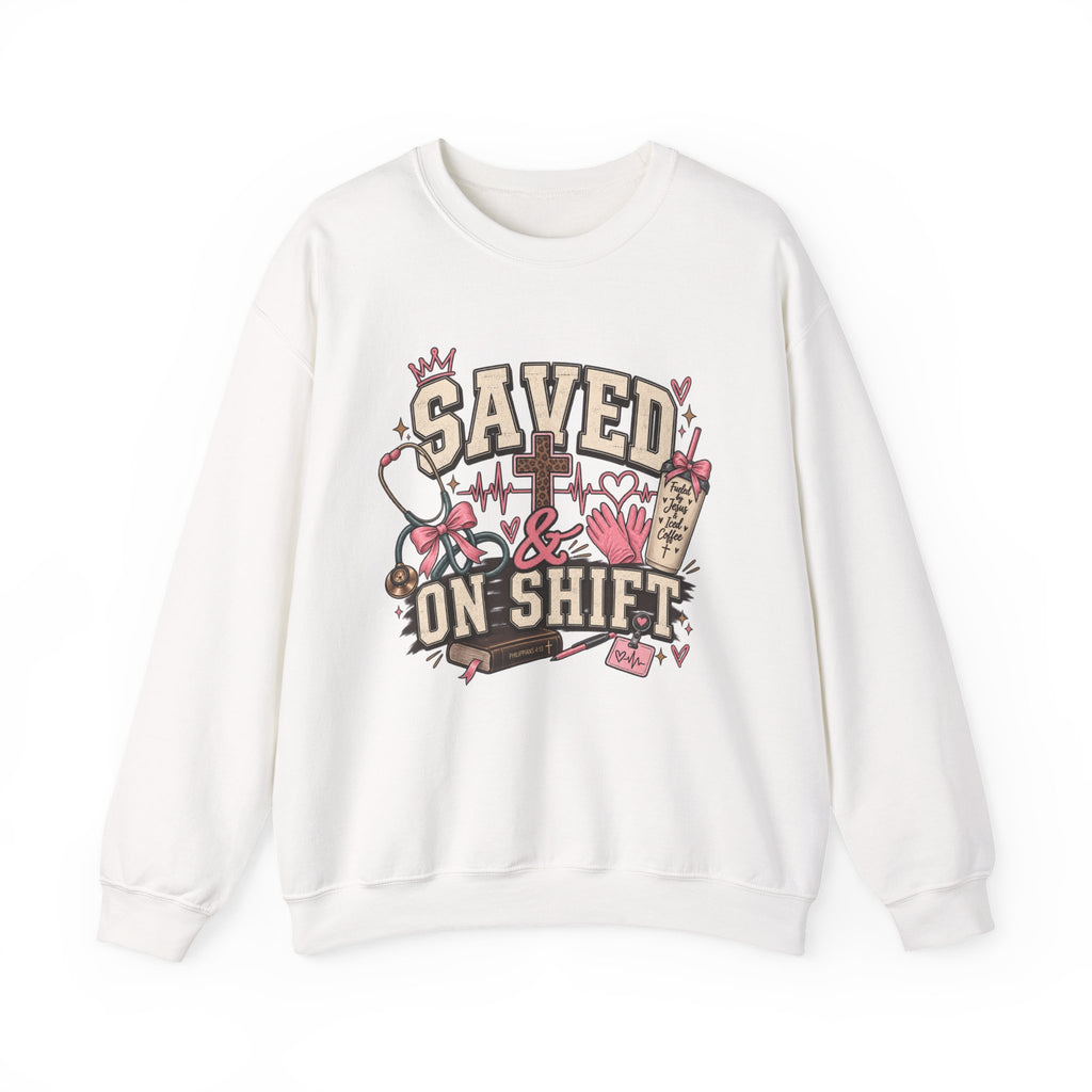 Saved & On Shift Crewneck Sweatshirt