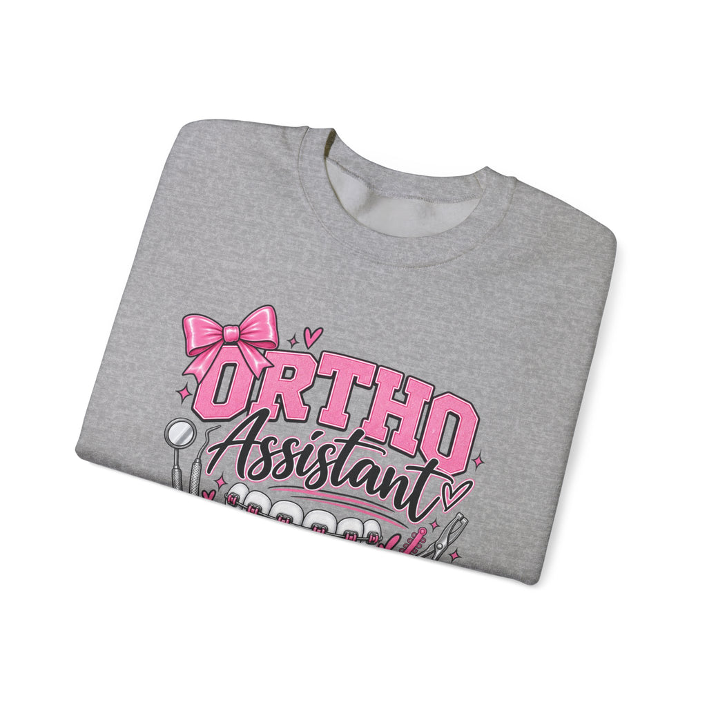 Ortho Assistant Sweatshirt — "Tightening Wires, Changing Lives" Crewneck for Orthodontic Assistants