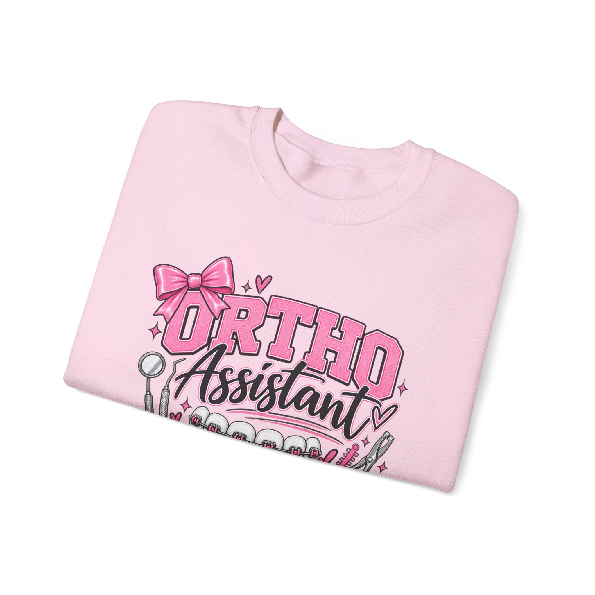 Ortho Assistant Sweatshirt — "Tightening Wires, Changing Lives" Crewneck for Orthodontic Assistants