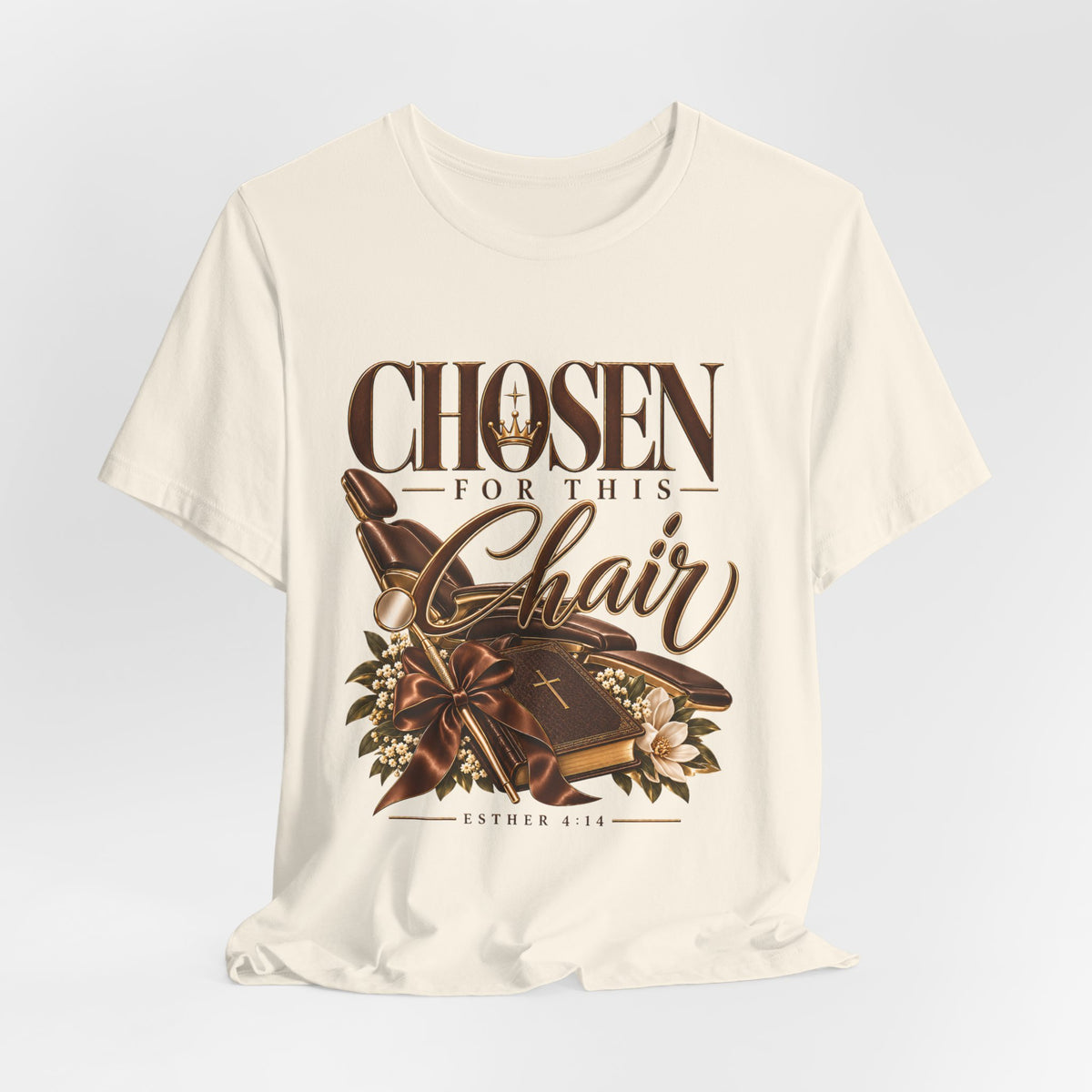 T‑Shirt — "Chosen for This Chair" Christian Faith Graphic Tee