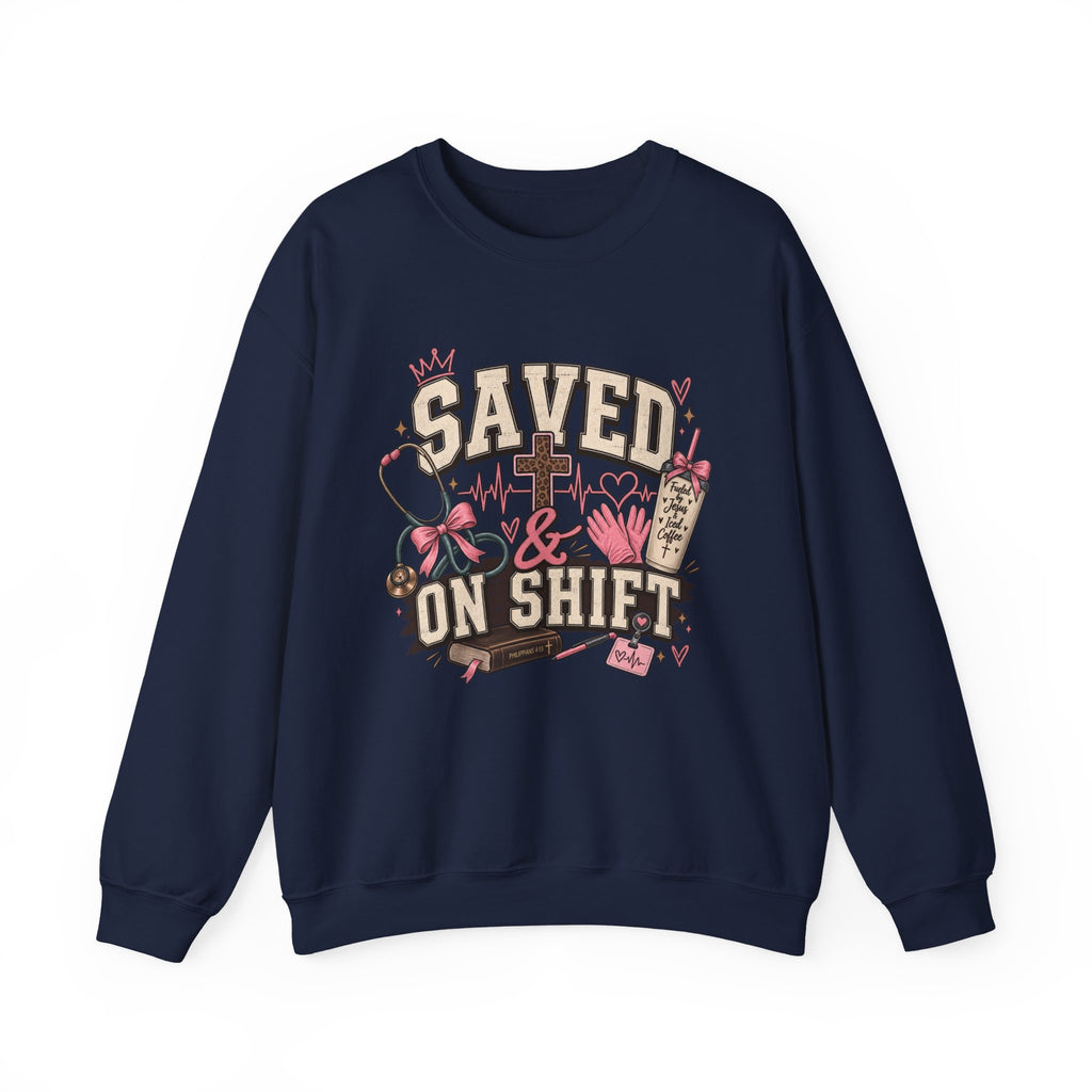 Saved & On Shift Crewneck Sweatshirt