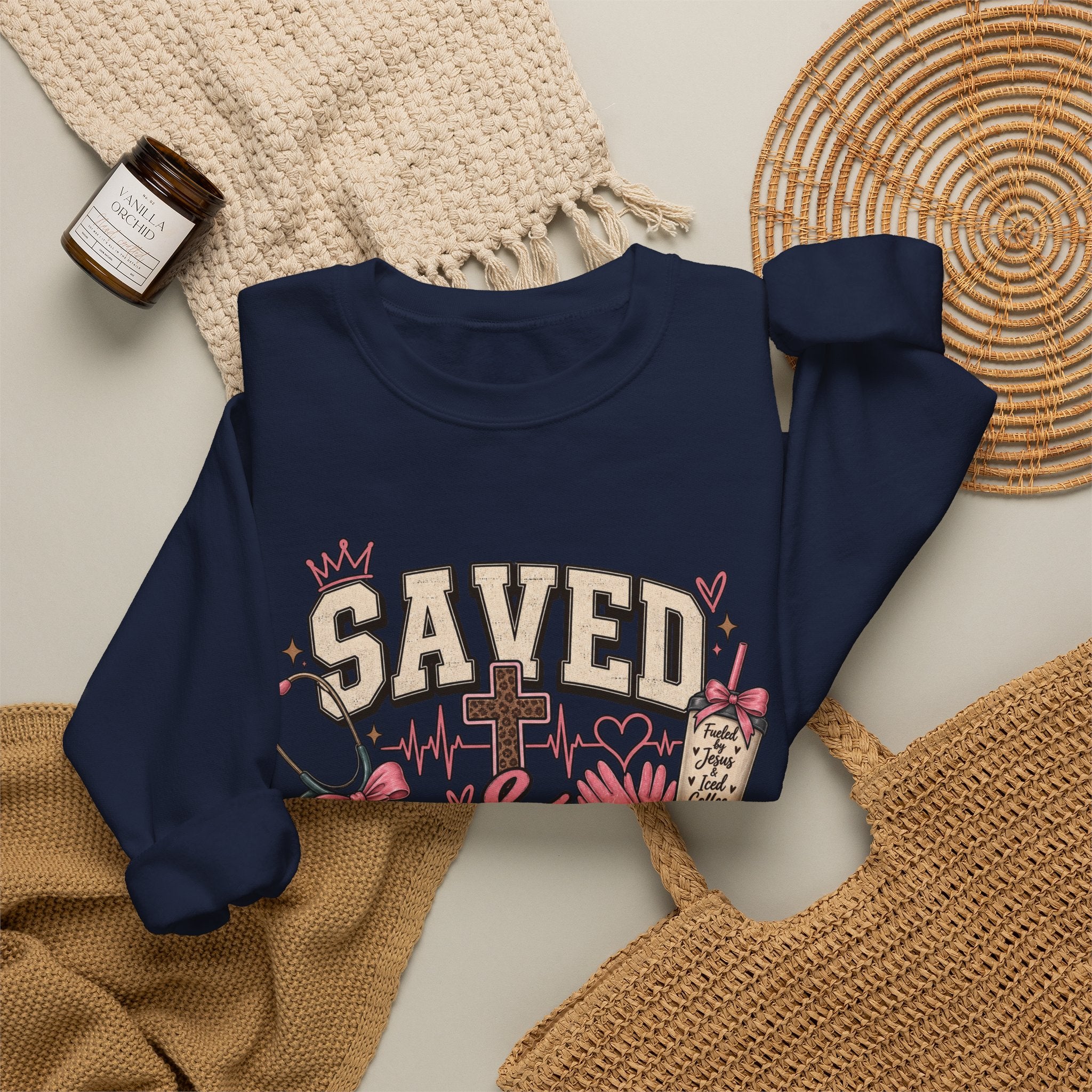 Saved & On Shift Crewneck Sweatshirt