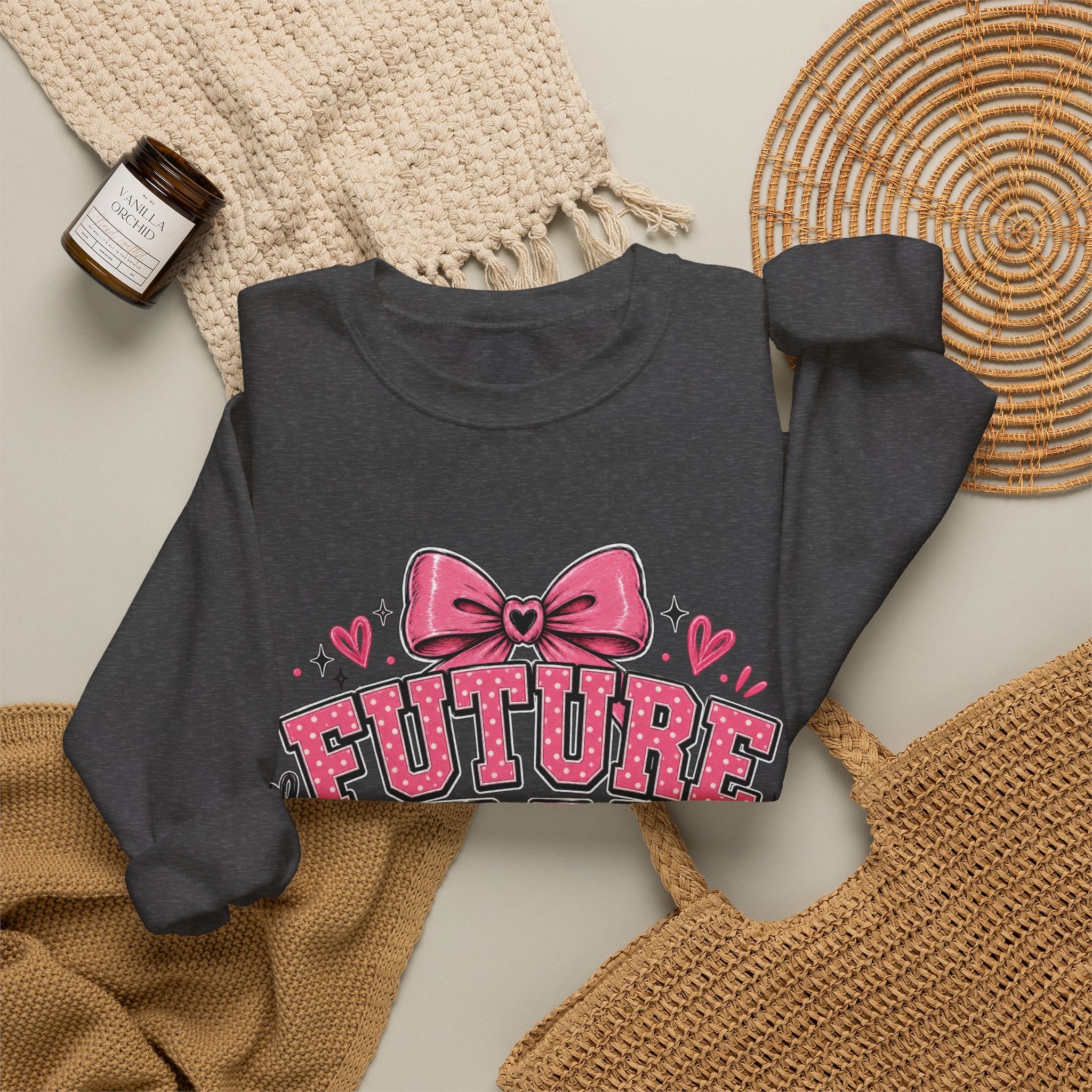 Future RN Sweatshirt — Cute Pink Nursing Student Crewneck