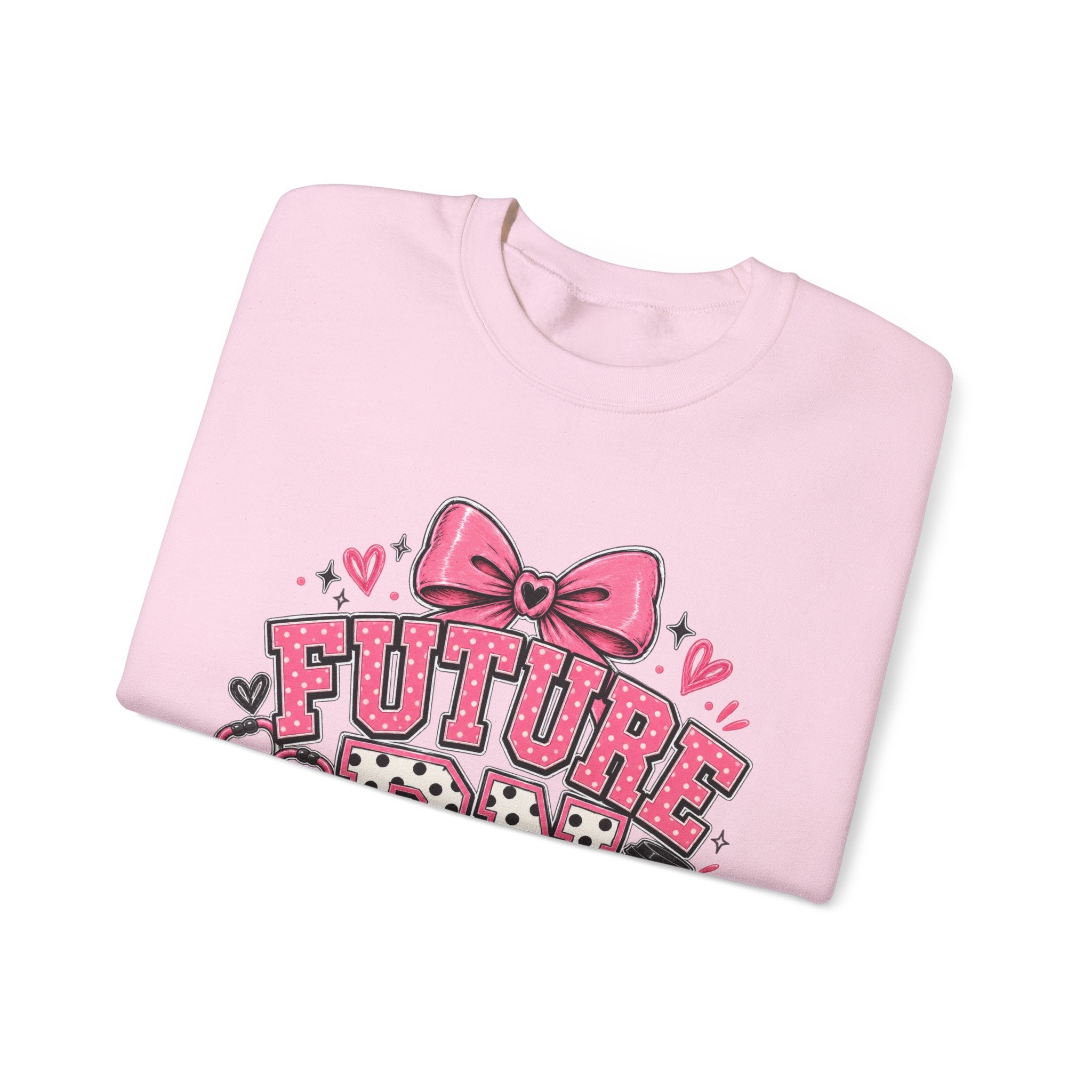 Future RN Sweatshirt — Cute Pink Nursing Student Crewneck