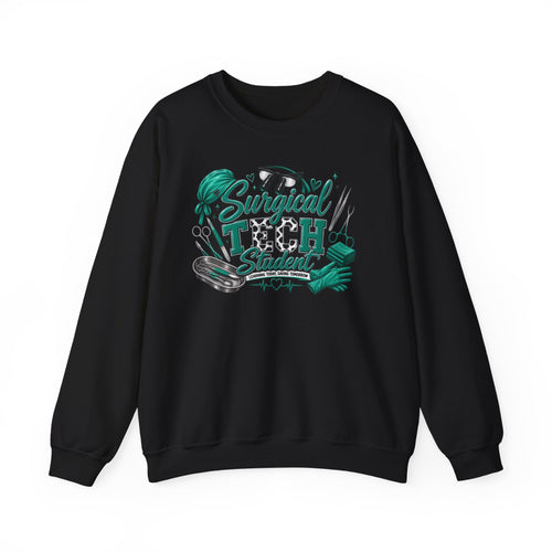 Clinical Support Crewneck Sweatshirt — "Pray Patient, Pray Clinical Support" Pink Ribbon Design