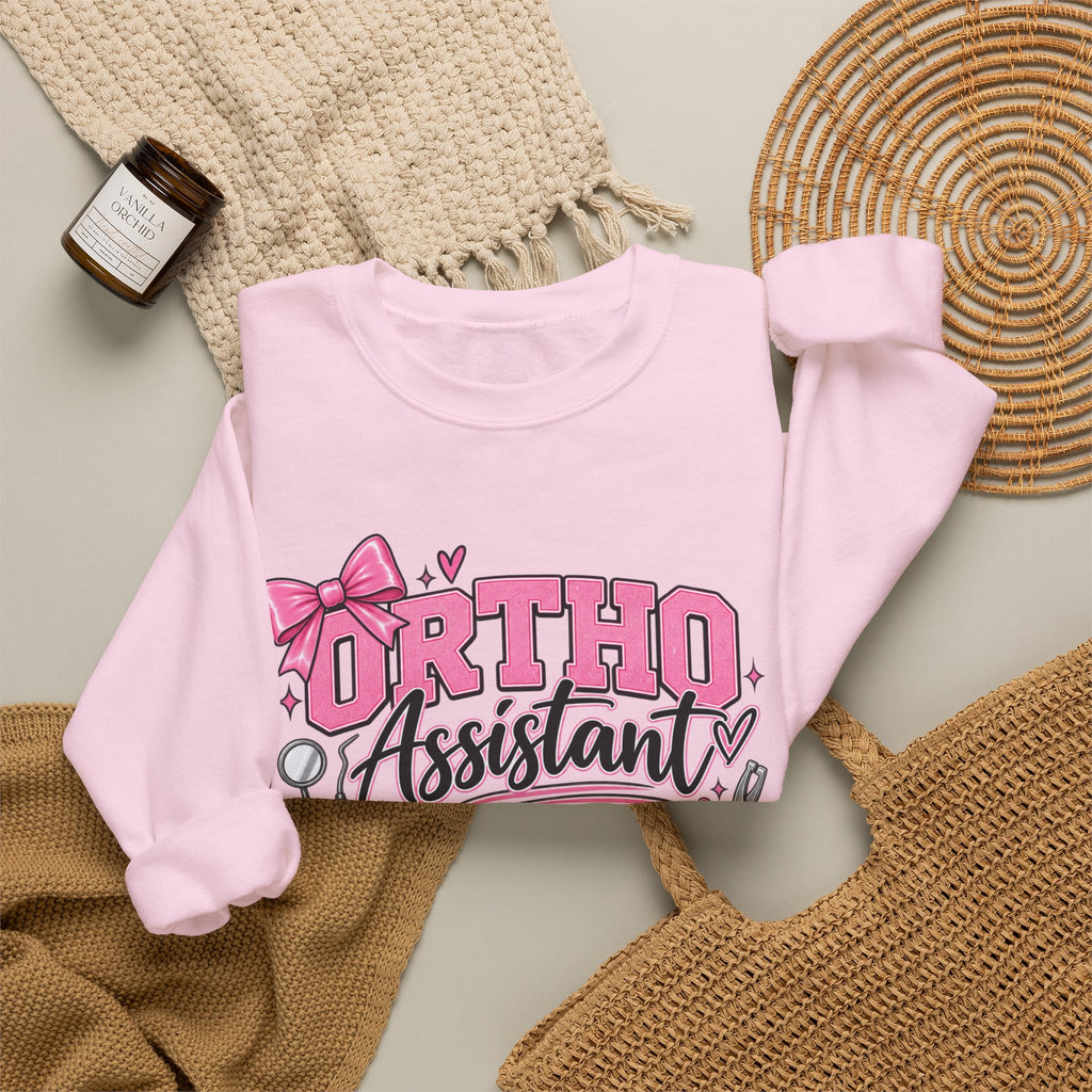 Ortho Assistant Sweatshirt — "Tightening Wires, Changing Lives" Crewneck for Orthodontic Assistants