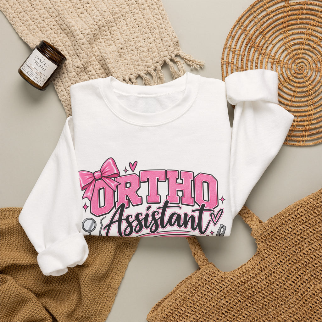 Ortho Assistant Sweatshirt — "Tightening Wires, Changing Lives" Crewneck for Orthodontic Assistants