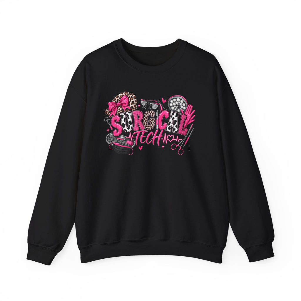 Cheetah Surgical tech Crewneck Sweatshirt —