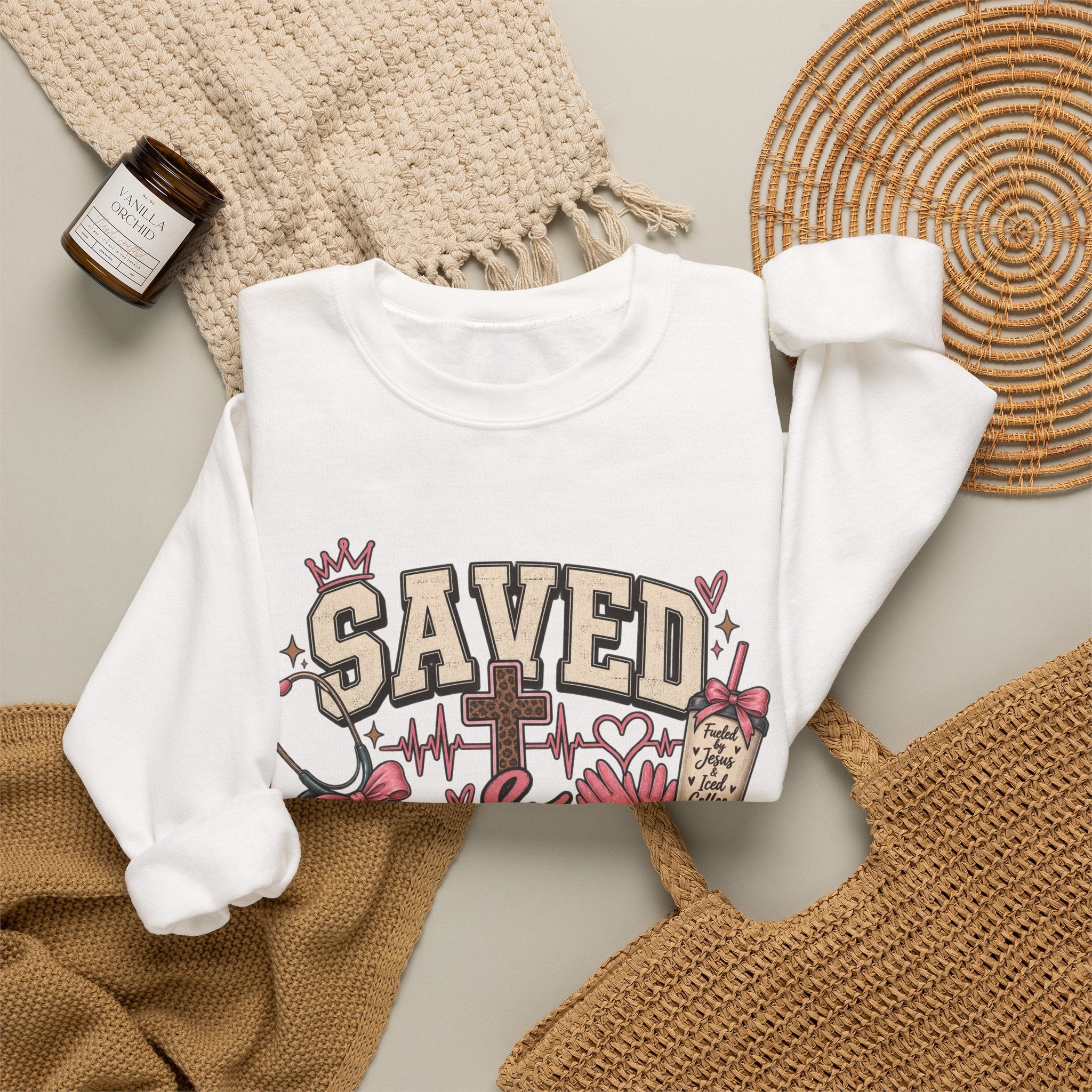 Saved & On Shift Crewneck Sweatshirt