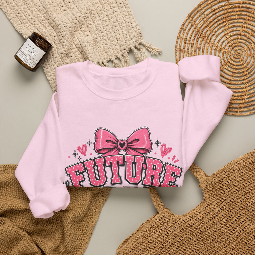 Future RN Sweatshirt — Cute Pink Nursing Student Crewneck